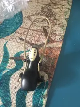 Lindo Anime Coche accesorio sin rostro hombre colgante de gato de colgante para espejo retrovisor Regalo de Cumpleaños Auto, #1 adornos Coche