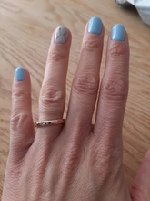 Leukry-anillo clásico para mujer, gotitas apilable de Plata de Ley 925, joyería de boda, regalo de San Valentín