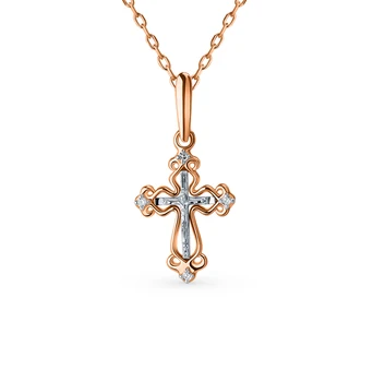 Gold pendant with diamonds sunlight sample 585
Gold pendant with diamonds sunlight sample 585