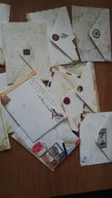 Lote de 12 unidades de sobres de papel Kraft clásico, Mini sobres de Estilo Vintage europeo para tarjetas, regalo para álbumes de recortes