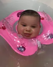 Accesorios de natación para bebé, tubo de Anillo para el cuello, flotador infantil de seguridad para el baño, flamenco inflable, agua inflable