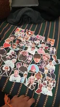 Pegatinas Kpop para ordenador portátil, equipaje, Maleta de motocicleta, monopatín, teléfono, PVC, 50 Uds.