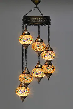 Multicolor 7 Ball Turkish Mosaic Lamp Moroccan Hanging Ceiling Decor Lighting Lampshade Home Fixture Unique Christma
Multicolor 7 Ball Turkish Mosaic Lamp Moroccan Hanging Ceiling Decor Lighting Lampshade Home Fixture Unique Christma