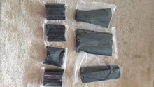 Manguito termorretráctil negro, Kit surtido de tubos de conexión eléctrica, envoltura de Cable eléctrico, 127 Uds.