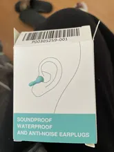 Tapones antiruido para los oídos, protección auditiva con aislamiento acústico, para dormir, de viaje, impermeables, de silicona suave, 2 pares