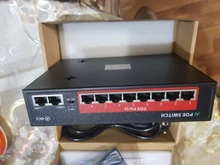 MISECU-Conmutador POE de red para sistema inalámbrico de cámara AP/CCTV, interruptor de 48V con 4/8 puertos, 10/100 Mbps, Ethernet y IEEE 802.3 af/at para cámara IP
