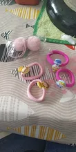 Coletero de goma de pelo elástica para niña pequeña, pompón Simple y bonito, lazo de purpurina, accesorios para el cabello de tamaño Mini para niña pequeña, 2 uds.