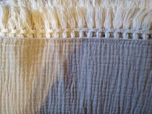 Manta de algodón con borlas para bebé, cubierta para cochecito de bebé, manta de muselina para recién nacido, gasa para el baño, colcha de muselina