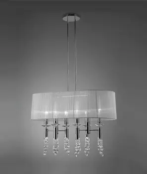 Lamp Chrome screen TIFFANY 6 + 6 lights
Lamp Chrome screen TIFFANY 6 + 6 lights