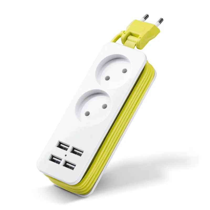 Plug Power EU Plug Travel Power Strip 1/2/3 Outlet 4 USB Multiple Wall Charger with 1.5M Cord Extension Cable Portable Adpter
Plug Power EU Plug Travel Power Strip 1/2/3 Outlet 4 USB Multiple Wall Charger with 1.5M Cord Extension Cable Portable Adpter