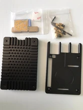 Enclosure-Box Case Raspberry Pi CNC Cooling Shell Black 4 Metal for 4-Model/b Passive