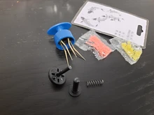 Uds portátil cebos de pesca Clip liviano Señuelos de Pesca profesional gusano gusanos Clip accesorio de aparejos de pesca