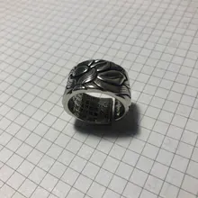 Vintage auténtica plata pura Color Anillos flor de loto para las mujeres boda abierto grande anillo de dedo Anillos Anelli