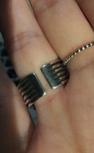 Anillos de dedo en capas Vintage para mujer, cadenas grandes ajustables bohemias, anillos de apertura irregulares, joyería, Color plata, 1 ud.