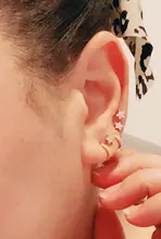 CANNER s925 de cristal de Plata de Ley 925 pendientes de aro pequeño para las mujeres europea y EE. UU. De Zircon de joyería de oro pendientes círculo de plata