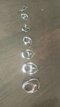 Anillos de guía para caña de pescar, 7 Uds., 0,5/0,6/0,8/1,1/1,4/1,8 cm de diámetro, varios tamaños