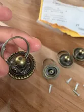 NAIERDI-tiradores de armario de cocina de bronce Retro, 2 uds., tiradores de puertas de armario, manija de muebles, joyero, cajón