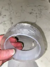 Cinta nano transparente sin marcado, cinta de doble cara, cinta impermeable reutilizable, pegatina de baño, cinta de pegamento mágica doble