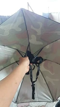 Sombrilla portátil para la lluvia, sombrero verde militar plegable para Pesca al aire libre, sombrilla impermeable para acampar, sombreros de Pesca, sombreros para la cabeza de playa