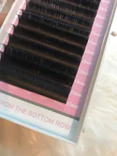 Extensiones de pestaña plana mate, visón Individual más suave, suministros de pestañas, elipse, Cachemira, puntas divididas de volumen