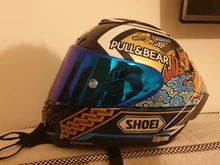 10 colores oro iridio de la motocicleta completa máscara visera estuche para gafas para SHOEI X14 X-14 Z7 CWR-1 NXR RF-1200 X-espíritu 3 máscara visera