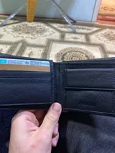 Billetera de cuero genuino para hombre, billetera de 100%, producto prémium, corta, negra, Cuero de vaca Real