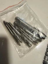 Alta calidad 7 unids/set Acero de cojinete cónico HSS M3-M12 máquina espiral punto recto estriada de rosca de tornillo broca manual