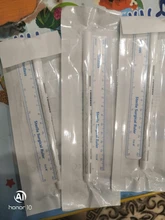 Marcador de piel para tatuaje de cejas, accesorios de herramienta, tatuaje con rotulador de Regla de medición, posición de Microblading, blanco, 1 Uds.