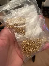 Conectores de anillos partidos de acero inoxidable abierto, accesorios de fabricación de joyería, oro y plata, 4, 5, 6 y 8mm, 200 Uds.