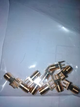 Adaptador de conector hembra SMA, borde de soldadura PCB, montaje recto RF, toma de conexión de cobre, 10 Uds.