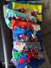 Calzoncillos bóxer de algodón con dibujos animados para niños, ropa interior de dibujos animados, 4 Uds.
