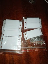 5 unids/lote puerta con cable magnético interruptor Sensor de trabajo con PTSN y GSM sistema de alarma con cableado de ventana de puerta de brecha Detector