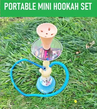 Portable Mini Travel Hookah Disposable Hukka Small Shisha Pipe Set Nargile Chicha with Narguile Shisha Cigarette Accessories
Portable Mini Travel Hookah Disposable Hukka Small Shisha Pipe Set Nargile Chicha with Narguile Shisha Cigarette Accessories