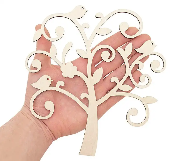 Wooden Tree with birds (20cm) Shape Wood Tree Art Projects Craft Christmas Decoration Gift Decoupage 0174
Wooden Tree with birds (20cm) Shape Wood Tree Art Projects Craft Christmas Decoration Gift Decoupage 0174