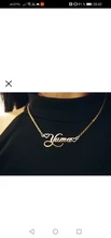 Collar con nombre personalizado para hombre y mujer, gargantilla de corazón con letras de acero inoxidable, colgante plateado, placa con nombre personalizada