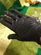 10-100 uds desechables guantes de nitrilo guantes de trabajo de preparación de alimentos de cocina guantes/cocina impermeable servicio de limpieza guantes negro