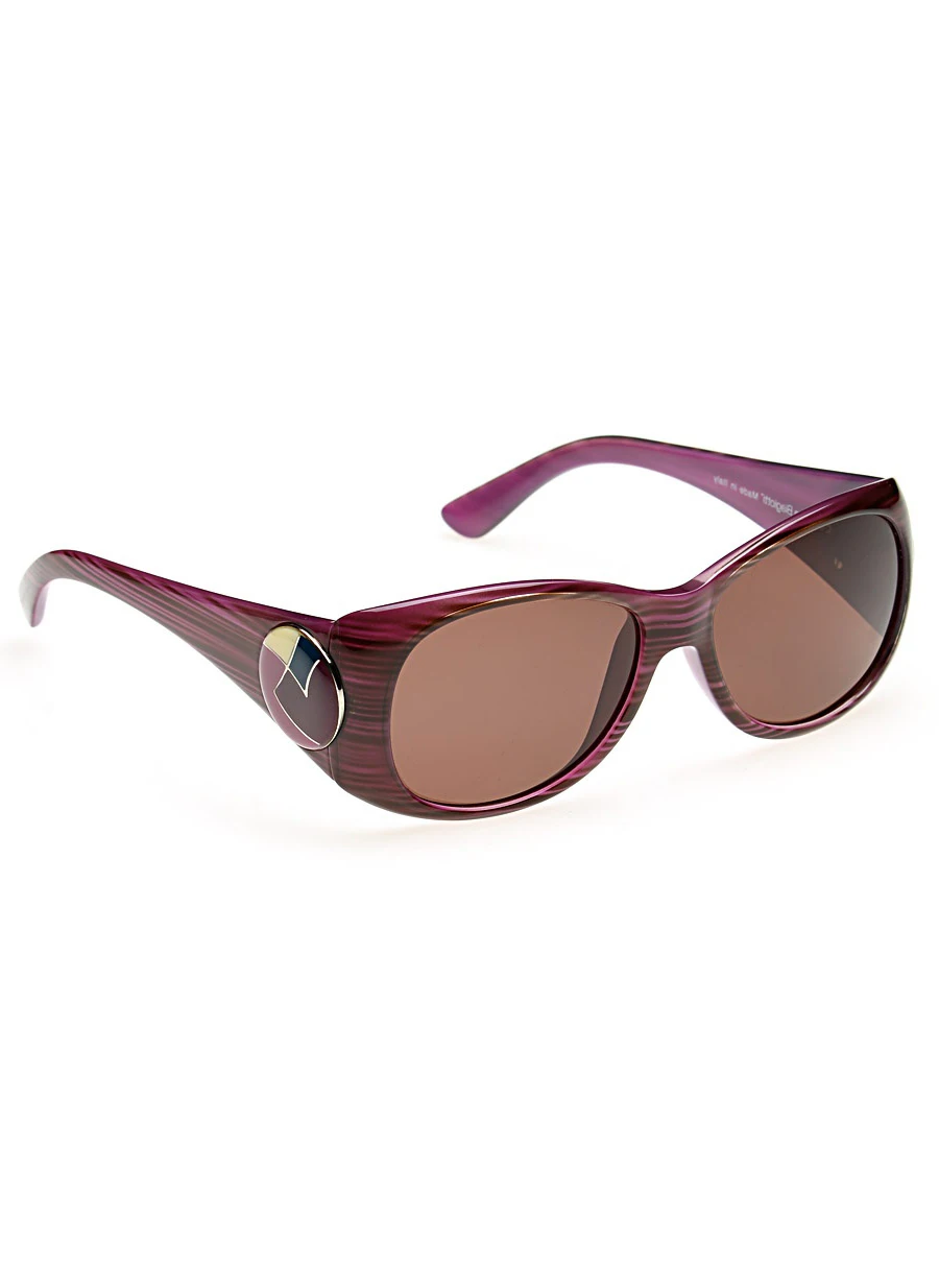 

Women's sunglasses lb 003 p09 c61 metal pink polycarbonate oval aval 58-15-135 laura biagiotti