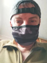 Mascarilla de camuflaje clásica para adultos, máscara facial de tela transpirable, lavable, reutilizable, informal, de Color sólido para exteriores