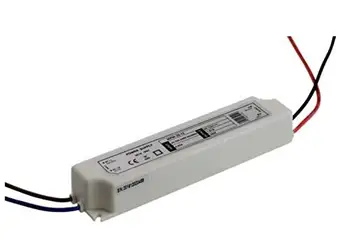 Masvolt power supply 12V 20W IP67 constant voltage transformer for LED strips and other applications, SOURCE 12V.
Masvolt power supply 12V 20W IP67 constant voltage transformer for LED strips and other applications, SOURCE 12V.