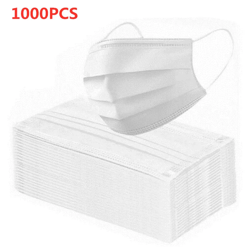 1000PCS Mask Disposable Face Mask three-layer Non-Woven Thicken Mask Protective Nose Mouth Dustproof Breathable Mouth Masks
1000PCS Mask Disposable Face Mask three-layer Non-Woven Thicken Mask Protective Nose Mouth Dustproof Breathable Mouth Masks