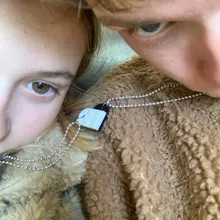 Collar de cadena con colgante de corazón de amor para hombre y mujer, 2 uds., regalo de San Valentín, 2021