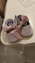 WEIXINBUY-Zapatos con lazo de Riband para bebé, zapatos de princesa de cuero PU, mocasines antideslizantes para primeros pasos para recién nacido