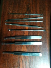 1 Set acné Pin Extractor para espinillas libre de riesgo aguja para espinillas acero inoxidable, espinillas removedor Extractor para espinillas cuidado Facial herramientas