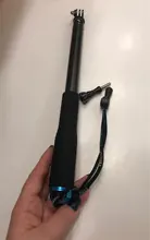 Monopié de buceo de aluminio para GoPro Hero 6, 5, 7, 8, 9, trípode negro, Sjcam, Sj7, Yi, 4K, palo de Selfie para cámara de acción Go Pro, 43in