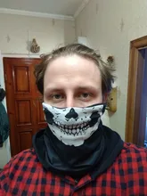 Scarf Neck Balaclava-Masks Ride-Bandana Skull Ghost Halloween Women Ski