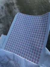 Sellos de agujero de tornillo de 5 mm de diámetro, pegatinas de vacío para pruebas de seguridad V28, 400 Uds.