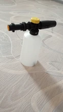 Lanza de espuma para nieve de 750ML para Karcher K2 K3 K4 K5 K6 K7, arandelas a presión para coche, generador de espuma de jabón con boquilla de pulverizador ajustable