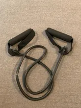 Bandas de resistencia de 5 niveles con asas, cuerda elástica para yoga, ejercicio físico, con tubos para entrenamiento de fuerza en el hogar