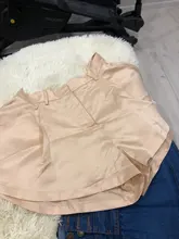 Women Shorts Bottoms Wide Leg Streetwear Sexy High-Waist Summer Solid Fashion Loose Button