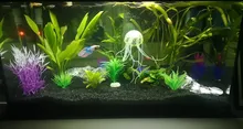 Decor Ornament Decorations-Plants Aquatic-Accessories Grass Aquarium Fish-Tank Plastic